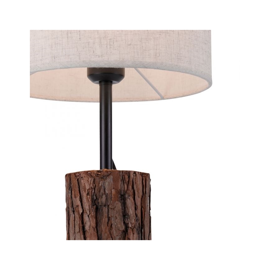 Leuchten Direkt 11233-79 - Stolní lampa BARK 1xE27/40W/230V dřevo