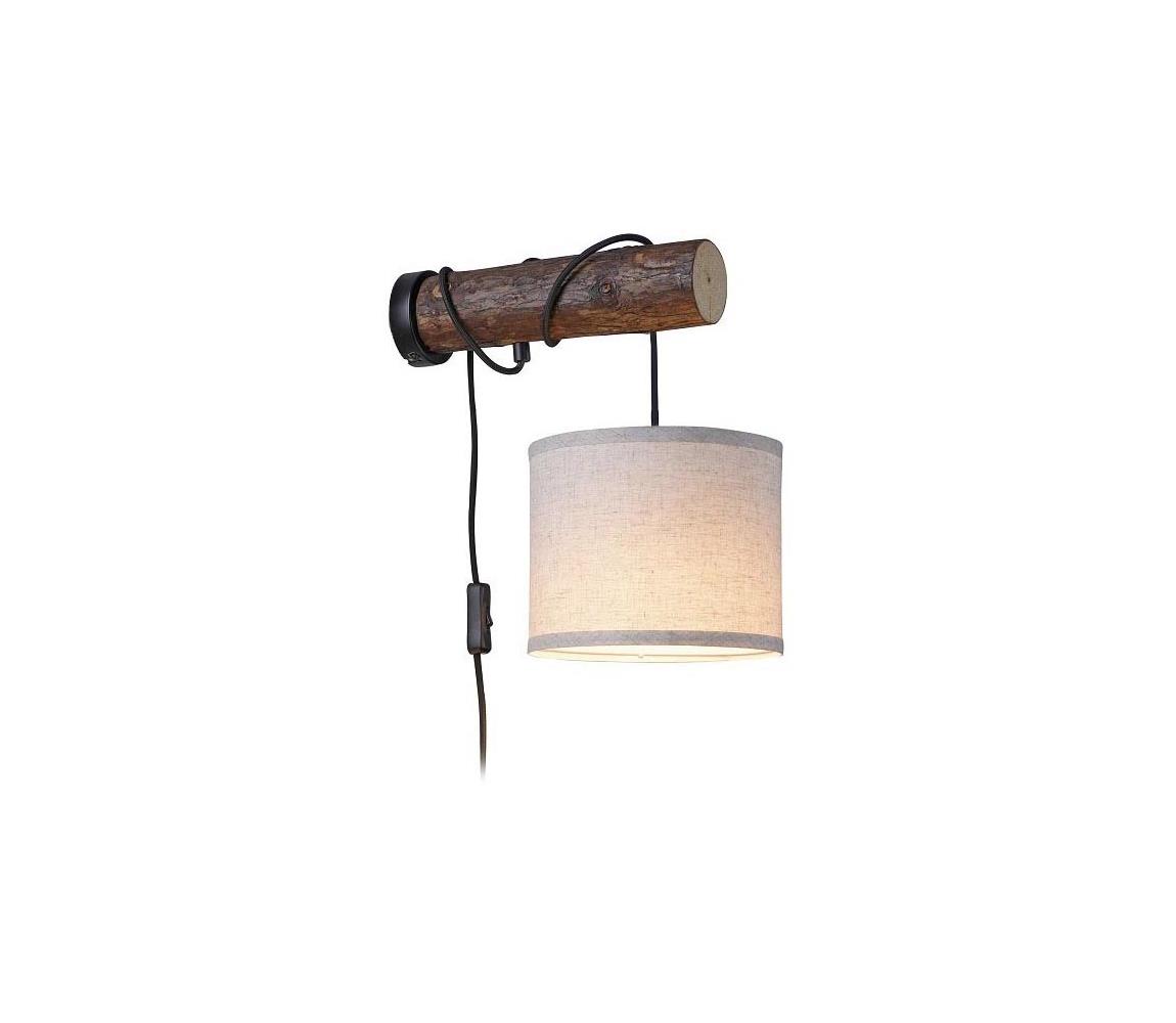 Leuchten Direkt Leuchten Direkt 11235-79 - Nástěnné svítidlo BARK 1xE27/40W/230V W3060