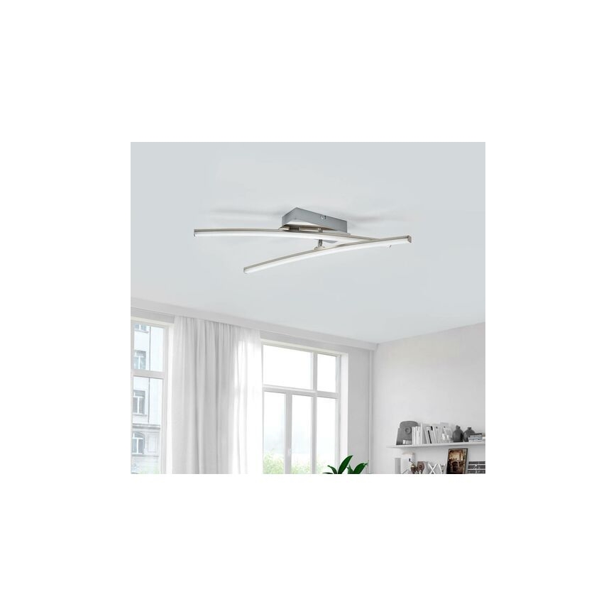 Leuchten Direkt 11270-55 - LED Přisazený lustr SIMON 2xLED/5W/230V matný chrom