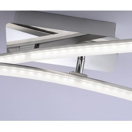 Leuchten Direkt 11270-55 - LED Přisazený lustr SIMON 2xLED/5W/230V matný chrom