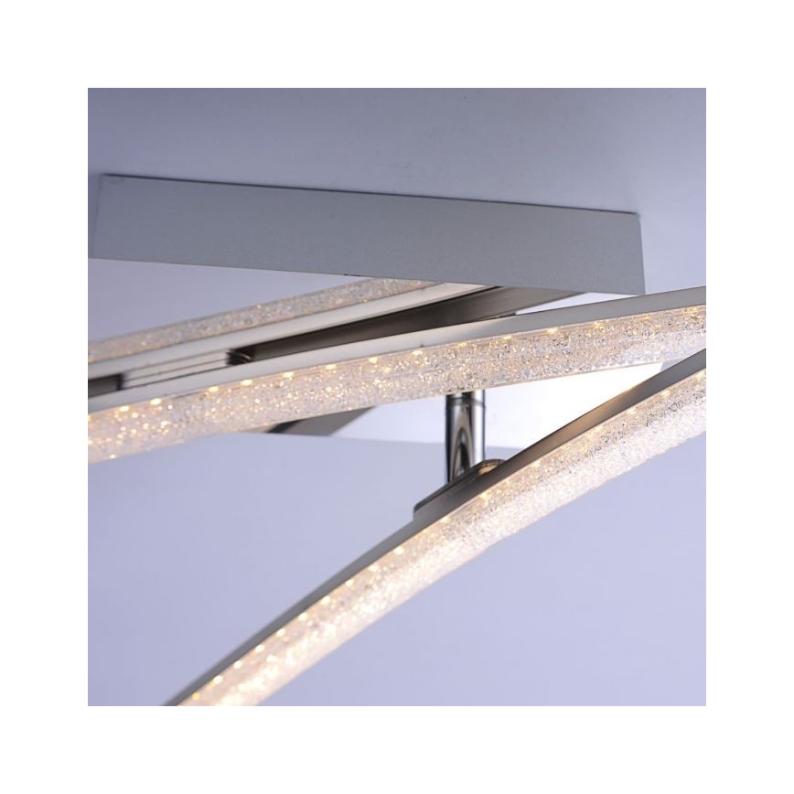 Leuchten Direkt 11290-17 - LED Přisazený lustr SIMON 2xLED/5W/230V lesklý chrom