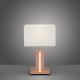 Leuchten Direkt 11421-78 - LED Stmívatelná stolní lampa AMANDA 1xE27/40W/230V + 1xLED/5W