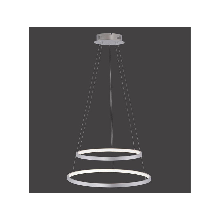 Leuchten Direkt 11525-21 - LED Lustr na lanku CIRCLE 1xLED/15W/230V + LED/25W