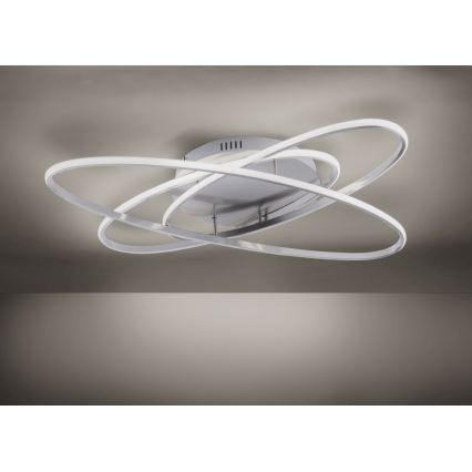 Leuchten Direkt 11535-55 - LED Stmívatelný přisazený lustr MALIK 1xLED/60W/230V + dálkové ovládání