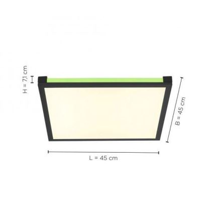 Leuchten Direkt 11621-18 - LED RGB Stmívatelné stropní svítidlo MARIO LED/24W/230V 2700-5000K + dálkové ovládání