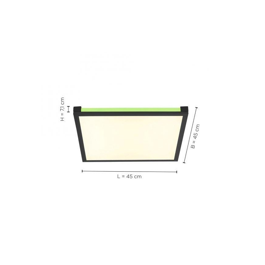 Leuchten Direkt 11621-18 - LED RGB Stmívatelné stropní svítidlo MARIO LED/24W/230V 2700-5000K + dálkové ovládání