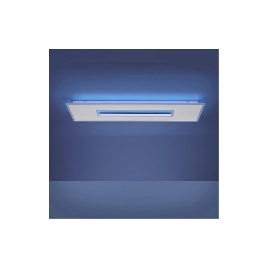 Leuchten Direkt 11646-16 - LED RGB Stmívatelné stropní svítidlo RECESS 1xLED/41W/230V + 1xLED/7,5W + dálkové ovládání