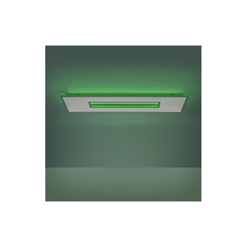 Leuchten Direkt 11646-16 - LED RGB Stmívatelné stropní svítidlo RECESS 1xLED/41W/230V + 1xLED/7,5W + dálkové ovládání
