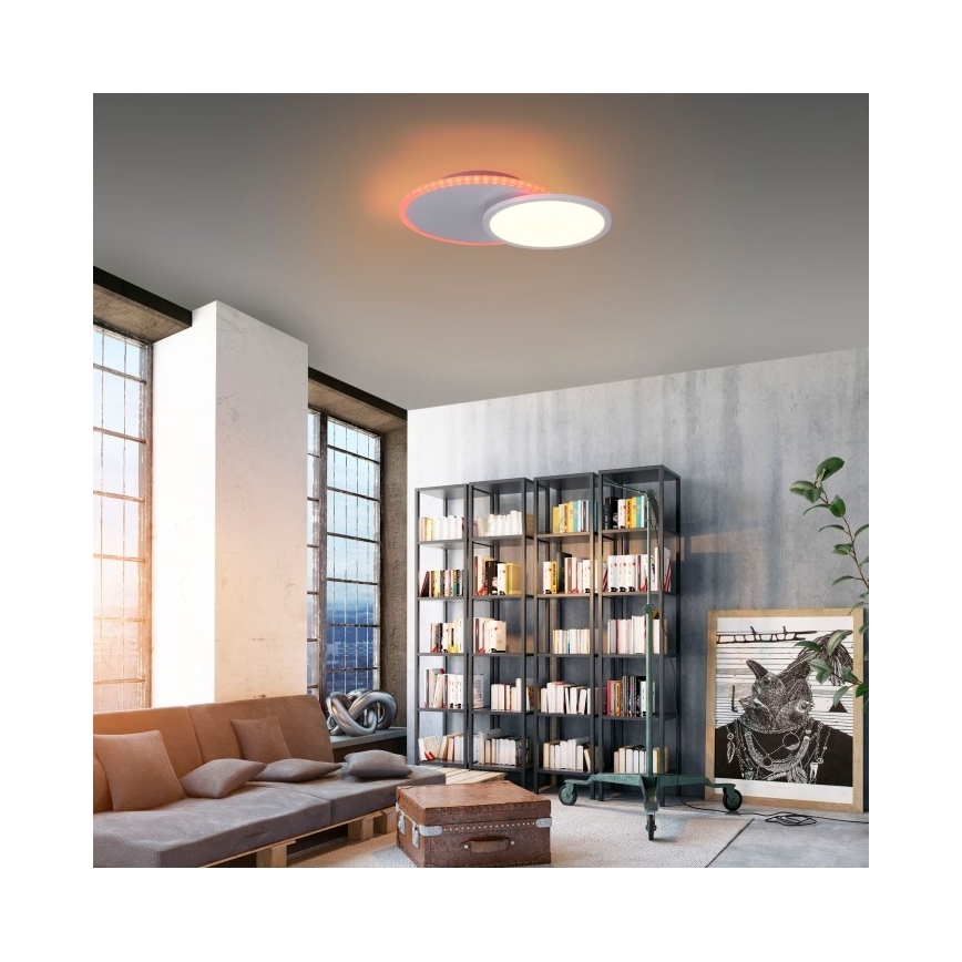 Leuchten Direkt 11662-16 - LED RGB Stmívatelné stropní svítidlo ARENDA LED/21W/230V + dálkové ovládání