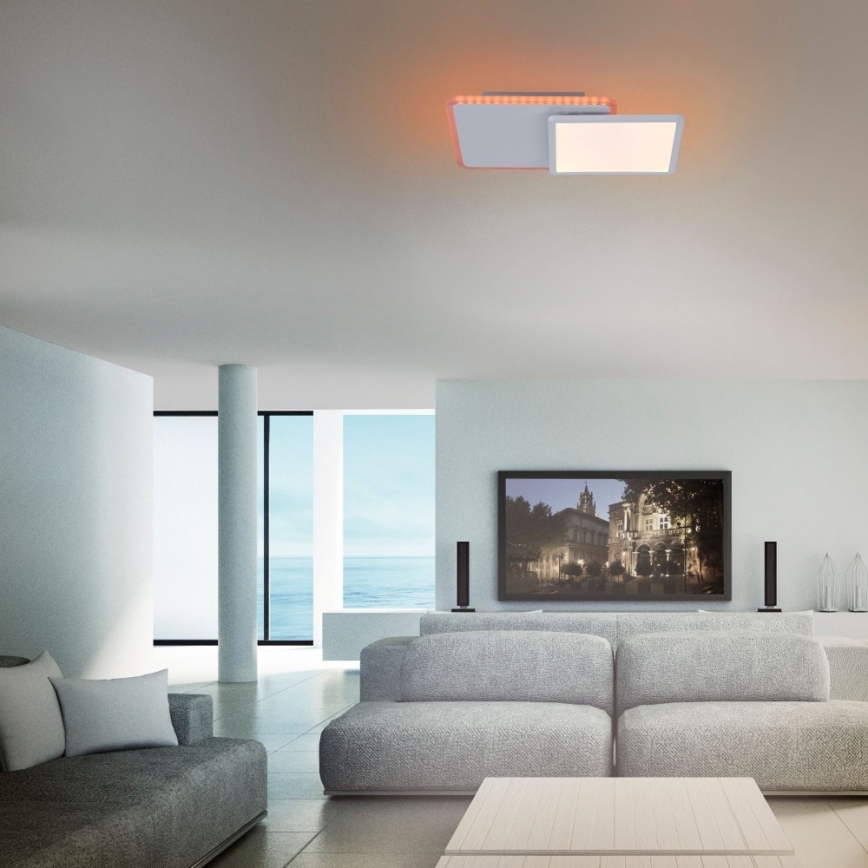 Leuchten Direkt 11663-16 - LED RGB Stmívatelné stropní svítidlo ARENDA LED/22W/230V + dálkové ovládání