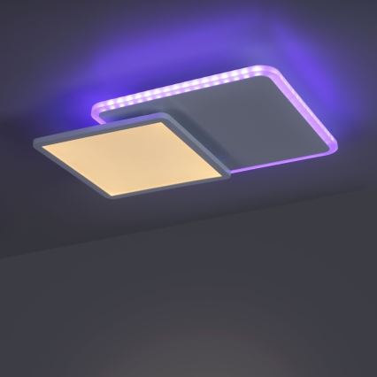 Leuchten Direkt 11663-16 - LED RGB Stmívatelné stropní svítidlo ARENDA LED/22W/230V + dálkové ovládání
