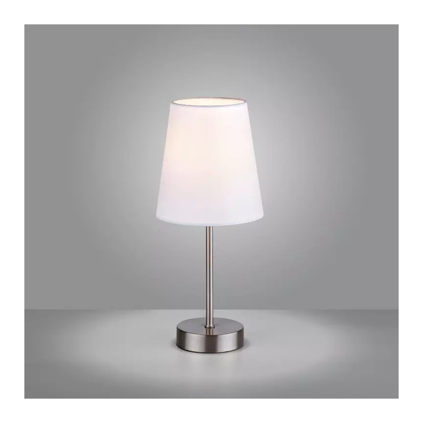 Leuchten Direkt 11680-16 - Stolní lampa HEINRICH 1xE14/40W/230V bílá