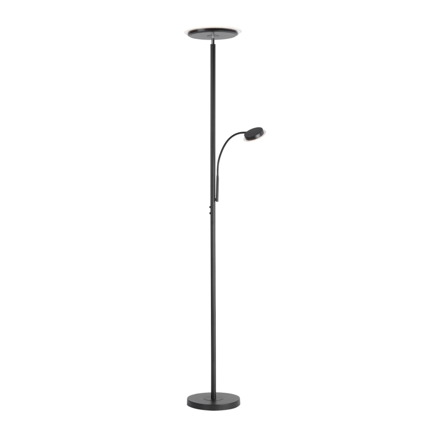 Leuchten Direkt 11709-18 - LED Stmívatelná stojací lampa HANS LED/22W/230V + LED/4W