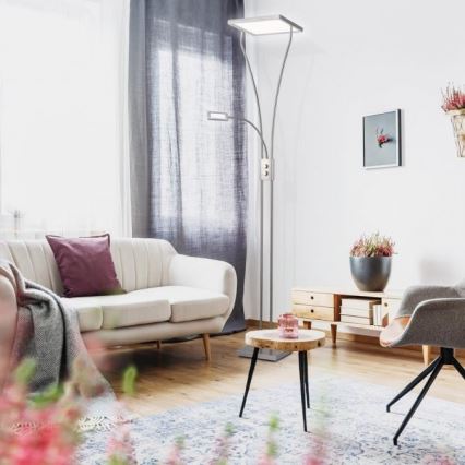 Leuchten Direkt 11722-55 - LED Stmívatelná lampa MARIAN LED/33,5W/230V + LED/3,6W