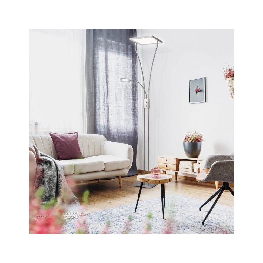 Leuchten Direkt 11722-55 - LED Stmívatelná lampa MARIAN LED/33,5W/230V + LED/3,6W