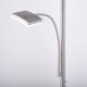 Leuchten Direkt 11725-55 - LED Stmívatelná stojací lampa RUBEN 2xLED/11W/230V + LED/4W