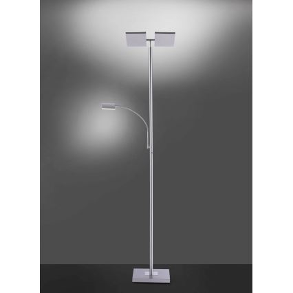 Leuchten Direkt 11925-55 - LED RGB Stmívatelná stojací lampa RUBEN 2xLED/11W/230V+LED/4,8W 2700-5000K + dálkové ovládání