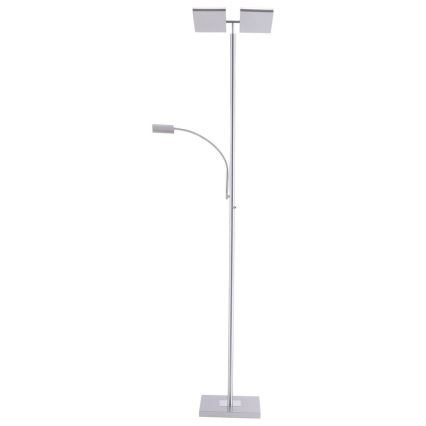 Leuchten Direkt 11925-55 - LED RGB Stmívatelná stojací lampa RUBEN 2xLED/11W/230V+LED/4,8W 2700-5000K + dálkové ovládání