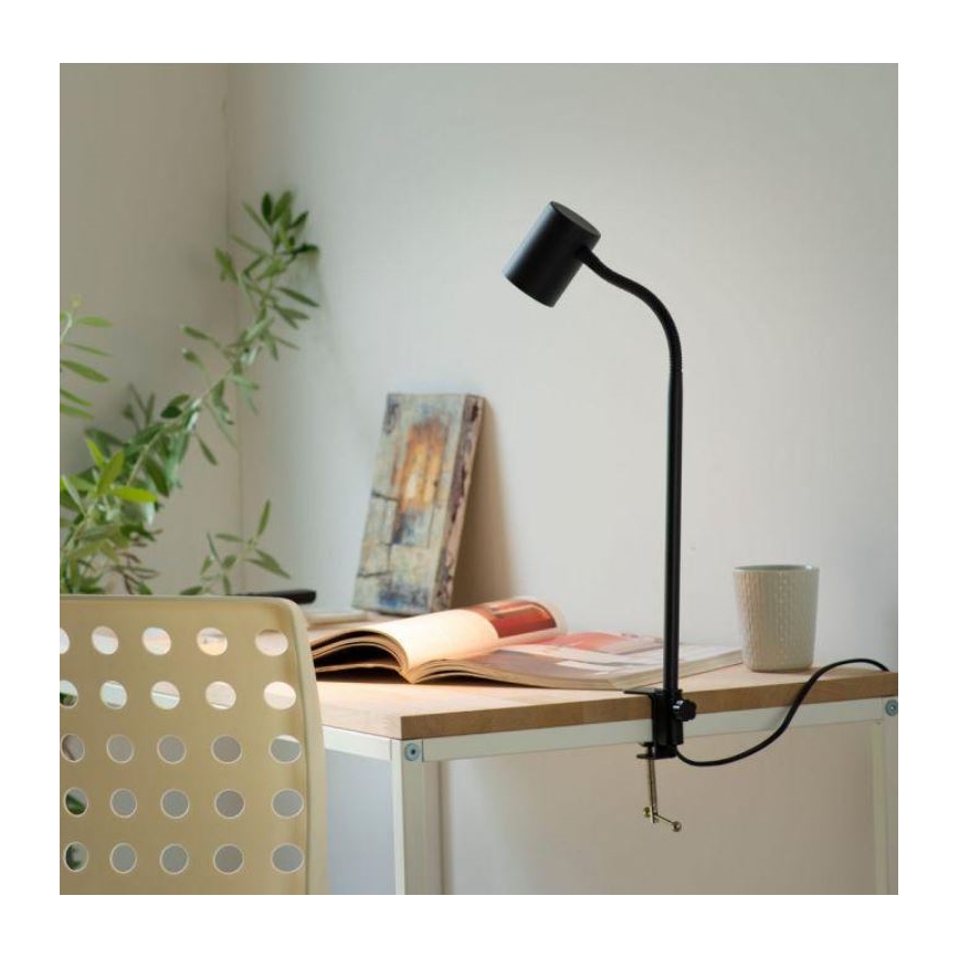 Leuchten Direkt 11940-13 - LED Stolní lampa s klipem TARIK 1xGU10/5W/230V