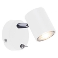 Leuchten Direkt 11941-16 - LED Nástěnné bodové svítidlo TARIK 1xGU10/5W/230V bílá