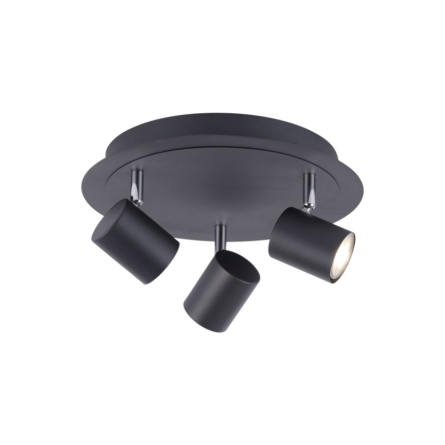 Leuchten Direkt 11943-13 - LED Bodové svítidlo TARIK 3xGU10/5W/230V antracit