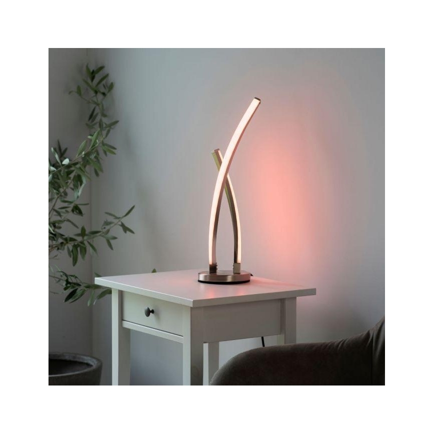 Leuchten Direkt 11991-55 - LED RGB Stmívatelná stolní lampa SWING LED/9,5W/230V 2700-5000K + dálkové ovládání