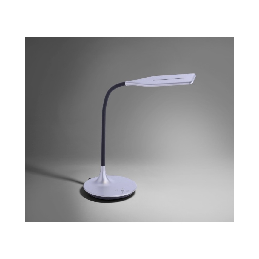 Leuchten Direkt 13061-21 - LED Stmívatelná dotyková stolní lampa RAFAEL LED/5W/230V 2700-6000K stříbrná