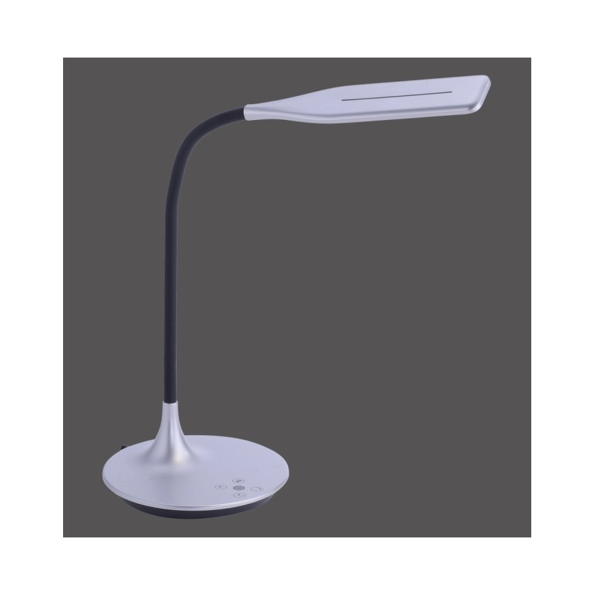 Leuchten Direkt 13061-21 - LED Stmívatelná dotyková stolní lampa RAFAEL LED/5W/230V 2700-6000K stříbrná