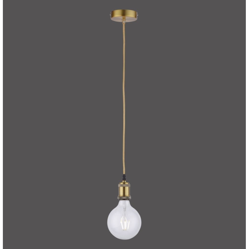 Leuchten Direkt 13570-60 - Lustr na lanku DIY 1xE27/60W/230V mosaz
