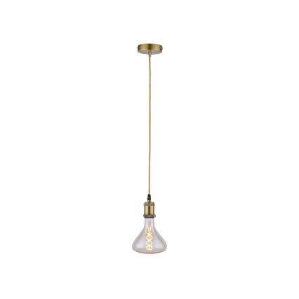 Leuchten Direkt 13570-60 - Lustr na lanku DIY 1xE27/60W/230V mosaz