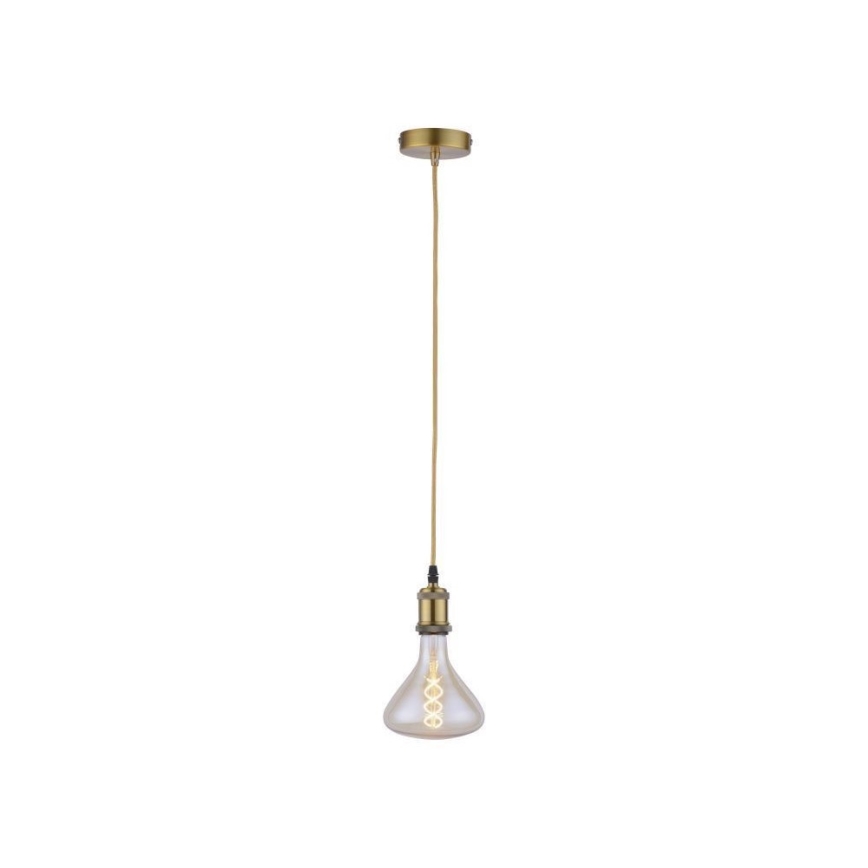 Leuchten Direkt 13570-60 - Lustr na lanku DIY 1xE27/60W/230V mosaz