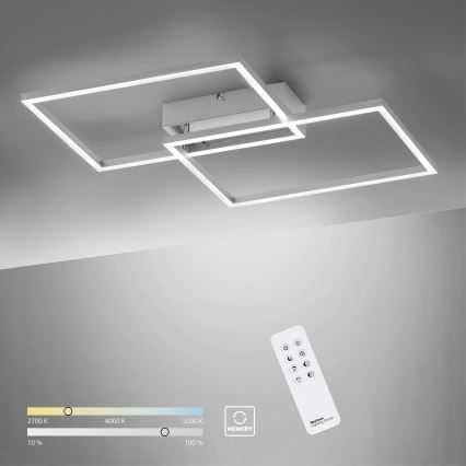 Leuchten Direkt 14018-55 - LED Stmívatelný přisazený lustr IVEN 2xLED/15W/230V + dálkové ovládání