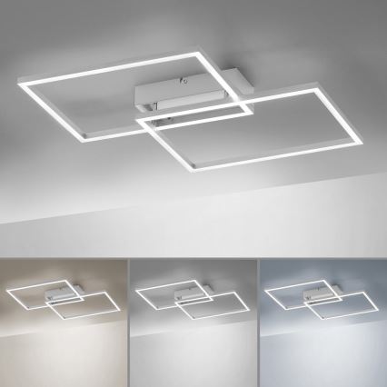 Leuchten Direkt 14018-55 - LED Stmívatelný přisazený lustr IVEN 2xLED/15W/230V + dálkové ovládání