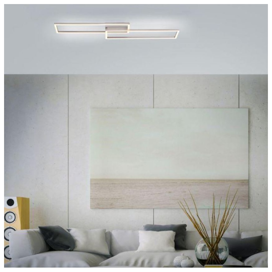 Leuchten Direkt 14023-55 - LED Stmívatelný přisazený lustr IVEN 2xLED/15,1W/230V