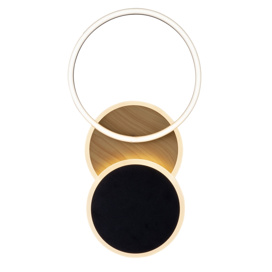 Leuchten Direkt 14116-78 - LED Stropní svítidlo SEVENT LED/25,5W/230V černá/hnědá