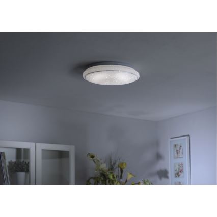 Leuchten Direkt 14366-16 - LED Stmívatelné stropní svítidlo JUPITER LED/40W/230V 3000-5000K + dálkové ovládání