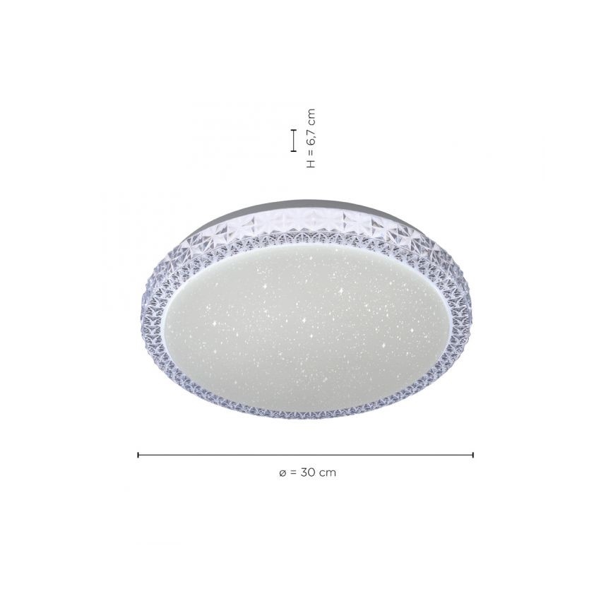 Leuchten Direkt 14370-00 - LED Stmívatelné stropní svítidlo FRIDA LED/12W/230V