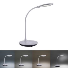 Leuchten Direkt 14416-16 - LED Stmívatelná dotyková stolní lampa s bezdrátovým nabíjením ASTRID LED/5W/230V 3000/4000/5500K + USB