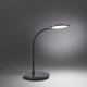 Leuchten Direkt 14416-18 - LED Stmívatelná dotyková stolní lampa s bezdrátovým nabíjením ASTRID LED/5W/230V 3000/4000/5500K + USB