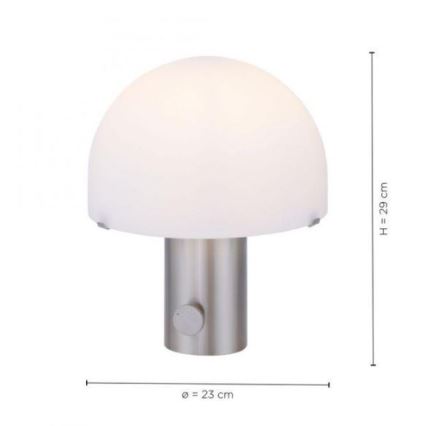 Leuchten Direkt 14433-55 - Stmívatelná stolní lampa DIPPER 1xE27/10W/230V