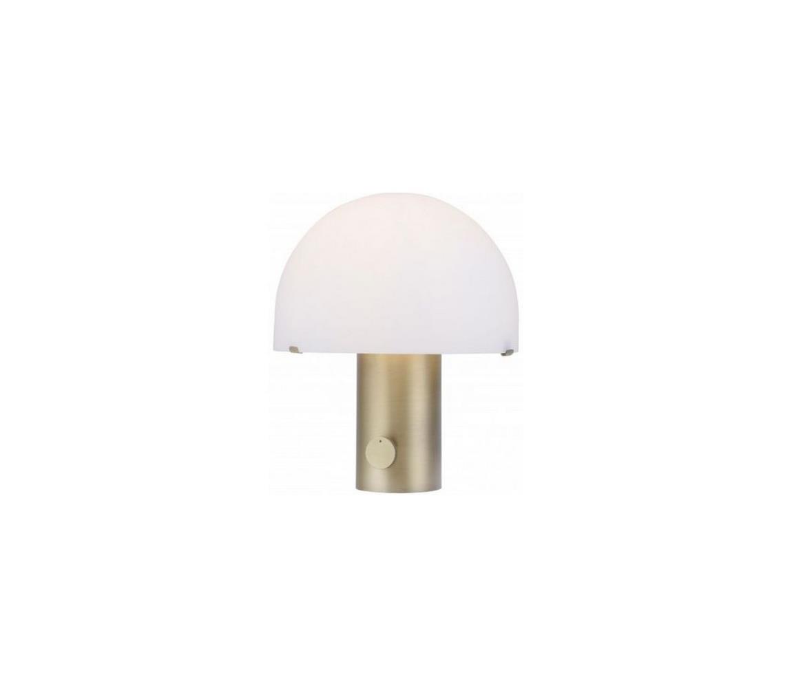 Leuchten Direkt Leuchten Direkt 14433-60 - Stmívatelná stolní lampa DIPPER 1xE27/10W/230V mosaz 