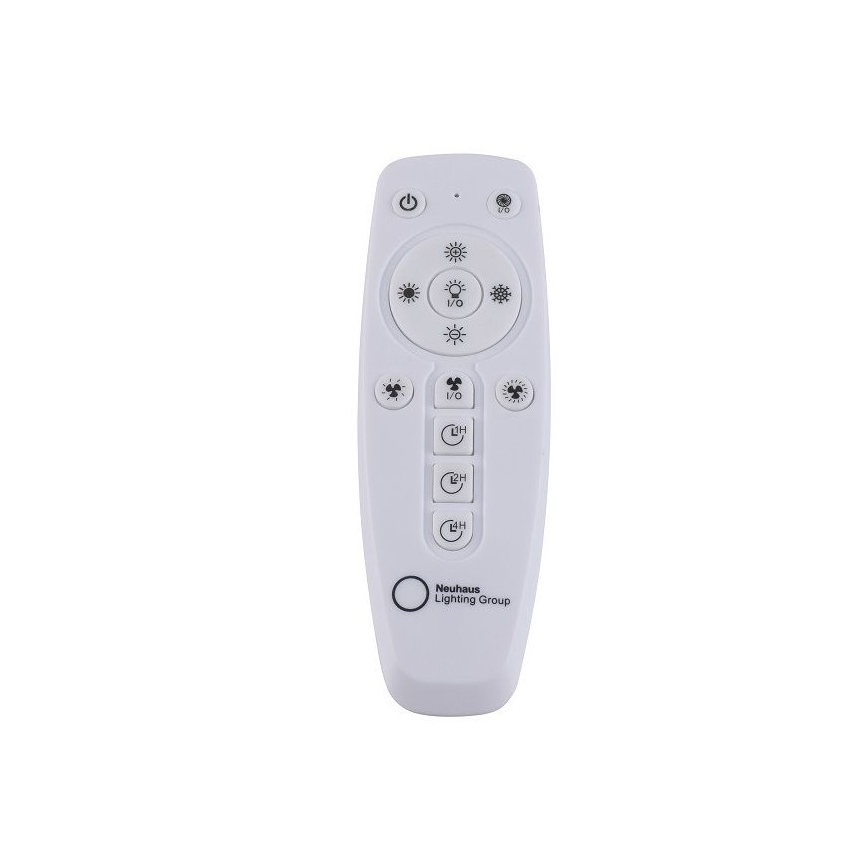 Leuchten Direkt 14445-55 - LED Stmívatelné stropní svítidlo s ventilátorem LEONARD LED/32W/230V + dálkové ovládání