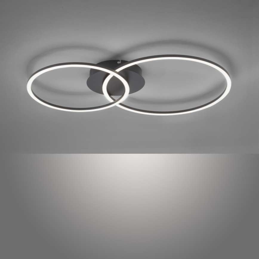 Leuchten Direkt 14537-18 - LED Stmívatelné stropní svítidlo IVANKA LED/14W/230V + LED/12W
