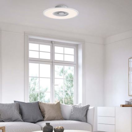 Leuchten Direkt 14642-16 - LED Stmívatelné stropní svítidlo s ventilátorem FLAT-AIR LED/32W/230V 2700-5000K + dálkové ovládání