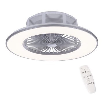 Leuchten Direkt 14646-55 - LED Stmívatelné stropní svítidlo s ventilátorem MICHAEL LED/29W/230V + dálkové ovládání