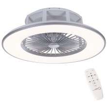 Leuchten Direkt 14646-55 - LED Stropní svítidlo s ventilátorem MICHAEL LED/29W/230V + dálkové ovládání