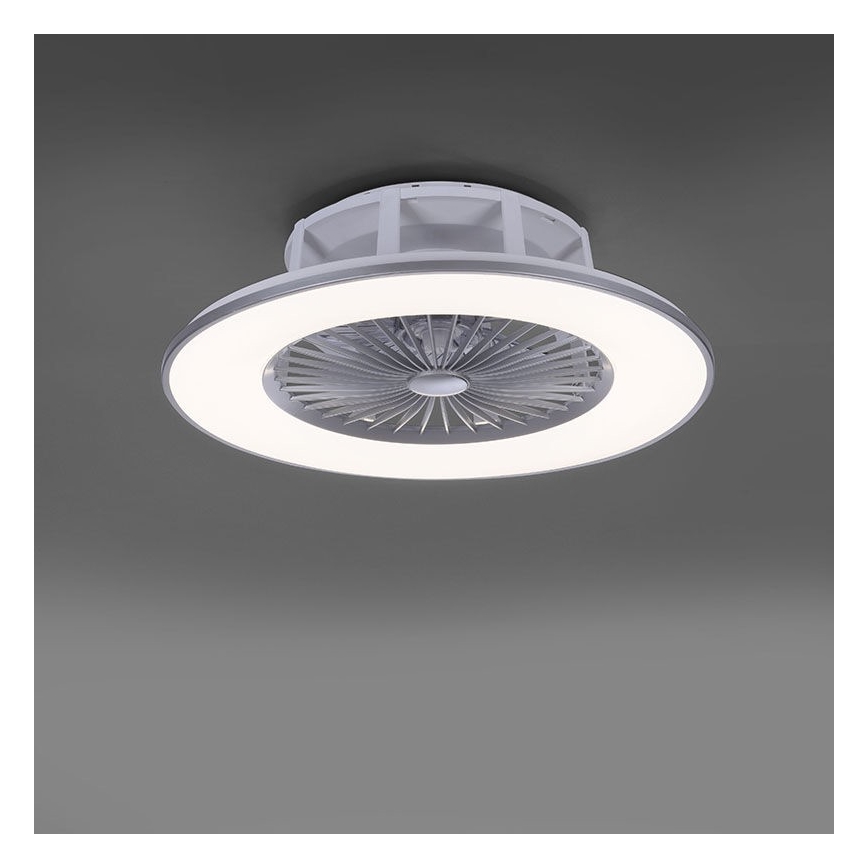 Leuchten Direkt 14646-55 - LED Stmívatelné stropní svítidlo s ventilátorem MICHAEL LED/29W/230V + dálkové ovládání
