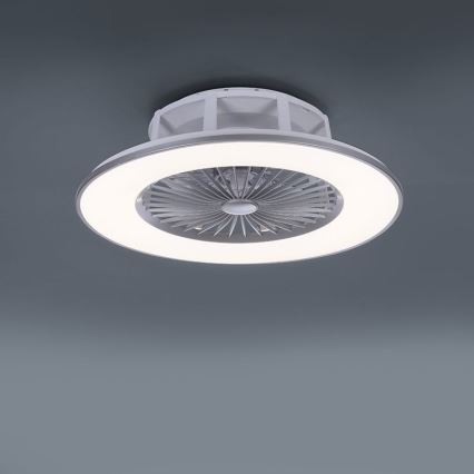 Leuchten Direkt 14646-55 - LED Stmívatelné stropní svítidlo s ventilátorem MICHAEL LED/29W/230V + dálkové ovládání