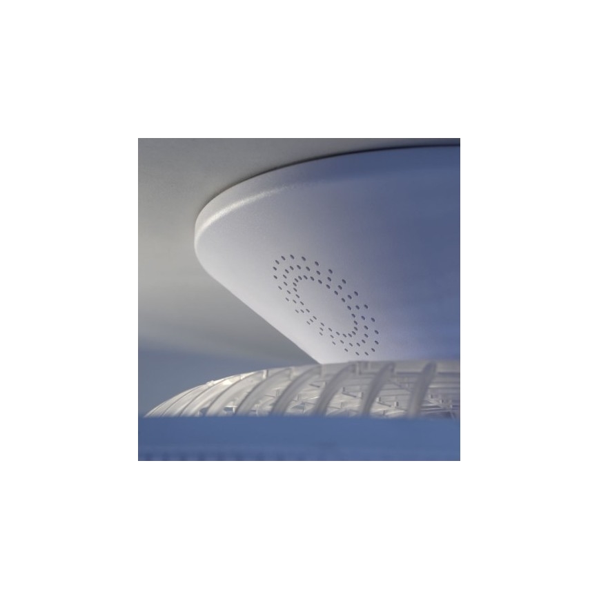 Leuchten Direkt 14648-21 - LED RGB Stmívatelné stropní svítidlo s ventilátorem DION LED/30W/230V + dálkové ovládání