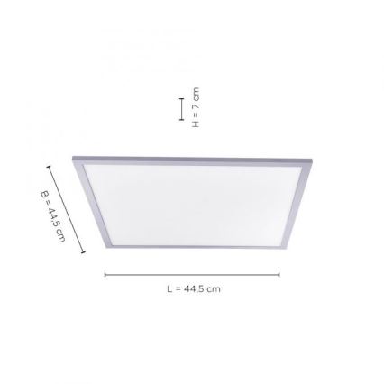 Leuchten Direkt 14752-21 - LED Stropní svítidlo FLAT LED/17W/230V